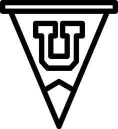 College Pennant Sticker Outline Svg File, Free Vectors File